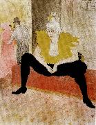 Henri  Toulouse-Lautrec, The Seated Clowness